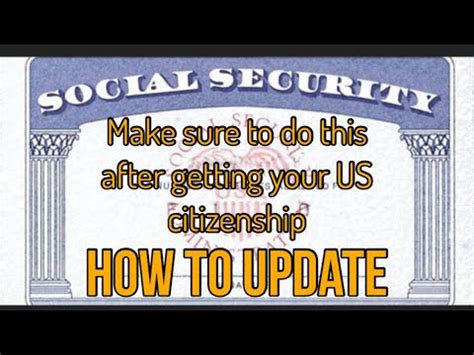 Apr 22, 2020 Updating your social security records after becoming a citizen can be summarized in four steps Prepare your identification and immigration documents. . Your submission status has been updated ssa